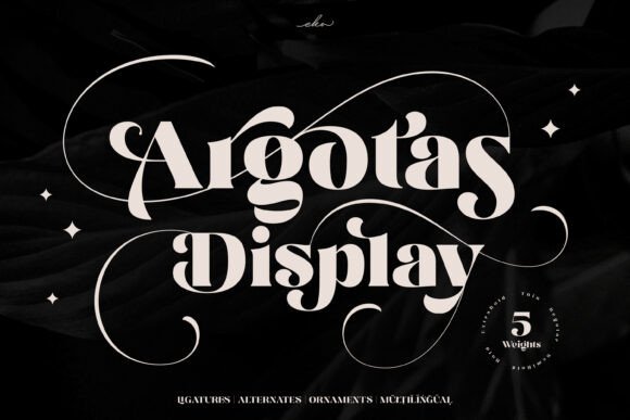 Argotas: A Display Font That Elevates Digital Branding