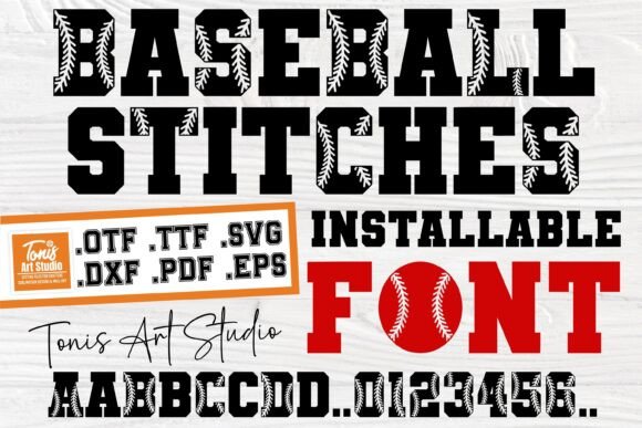 Baseball Stitches: A Display Font That Brings Handcrafted Energy to Brand Design