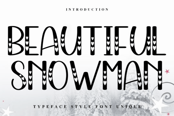 Beautiful Snowman Font: A Handcrafted Look for Your Brand