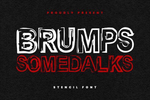 Brumps Somedalks: A Display Font for Editorial Design