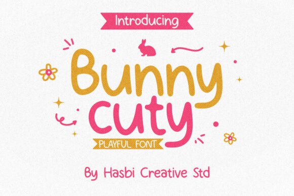 Bunny Cuty: A Playful Display Font with Gentle Energy