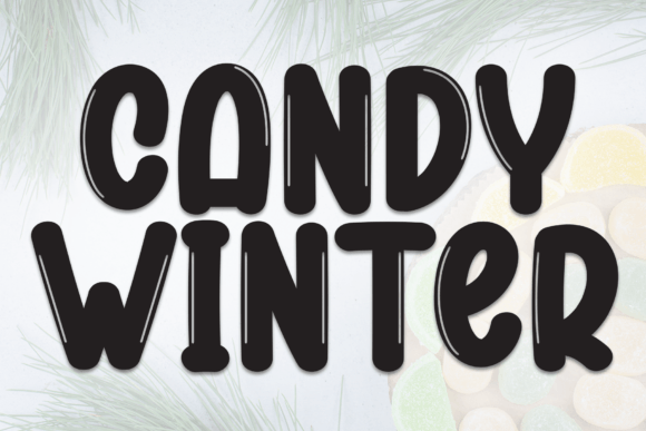 Candy Winter: A Bold Display Font for Web Designers