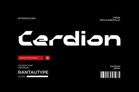 Cerdion: A Futuristic Display Font for Campaigns That Cut Through Noise