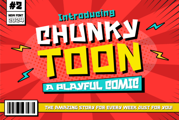 Chunky Toon: A Playful Display Font That Shines