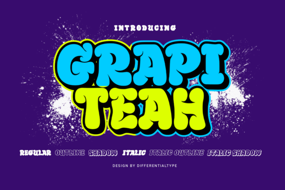 Grapiteah: A Display Font That Fuels Street-Smart Brand Visuals