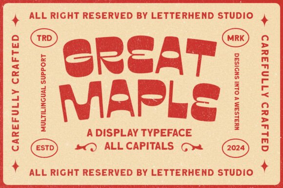 Great Maple: A Display Font That Earns Its Space
