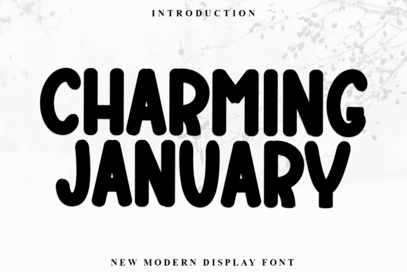 How Charming January Font Adds Warmth to Small Business Branding