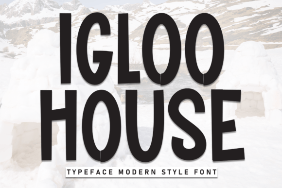 Igloo House: The Handwritten Display Font for Web Design