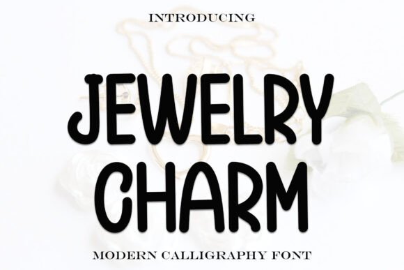Jewelry Charm: A Playful Handwritten Display Font for Branding