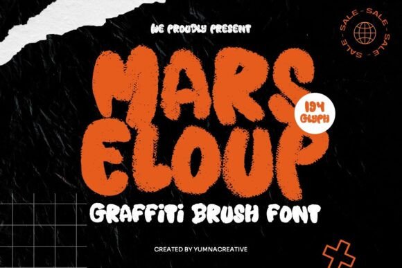 Marseloup: The Graffiti Brush Typeface for Bold Branding
