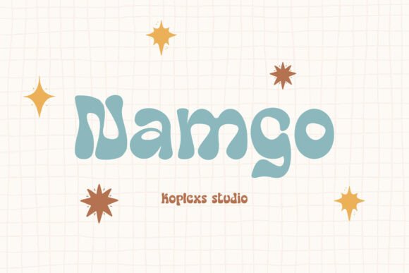 Namgo: A Groovy Display Font for Bold Campaign Visuals