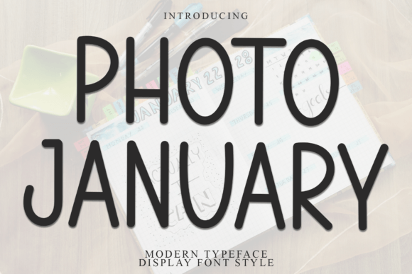 Photo January Font: A Clean Handwritten Typeface for Web