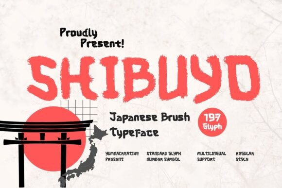 Shibuyo: An Expressive Display Font with a Brush-Made Soul