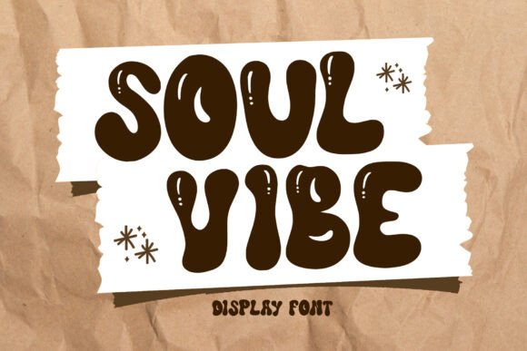 Soul Vibe: A Retro-Modern Display Font for Bold Branding