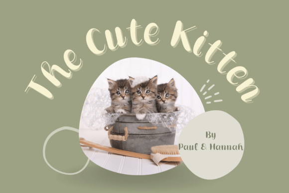 The Cute Kitten: A Playful Font for Handmade Designs