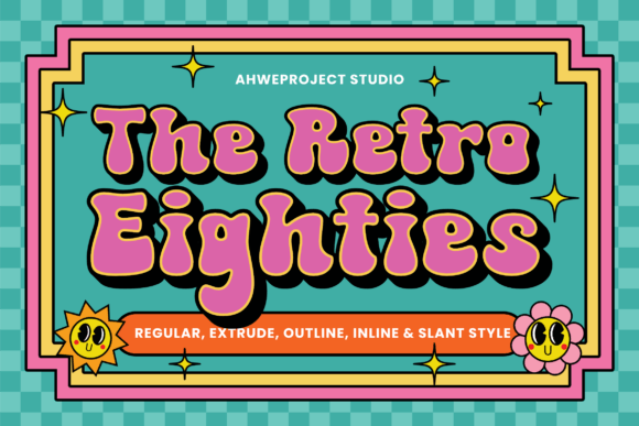 The Retro Eighties Typeface: Bold Nostalgia for Web Projects