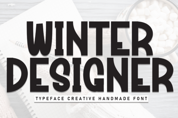 Winter Designer: A Bold Display Font for Modern Web Projects